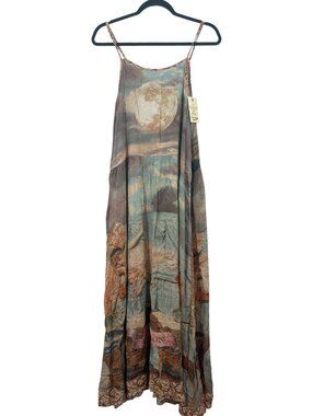 Market of Stars Boheme Slip Dress Imaginarium L/XL New $148